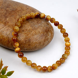 Brown Cats Eye Bracelet - 6 mm