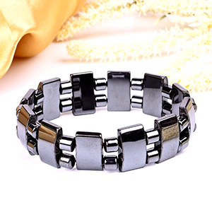 Hematite Elegant Design Bracelet - Large
