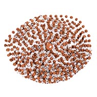 Rudraksha Sphatik (Crystal Quartz) & Parad Meditation Cap