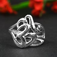 Designer Om Ring in 925 Silver - II