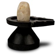 Bana Lingam with Stone Yoni base - CLXII