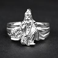 Blessing Hanuman Ring in 925 Silver