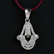 Tirupati Balaji Locket in 925 Silver