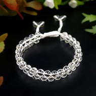 Round Sphatik Double Turn Bracelet