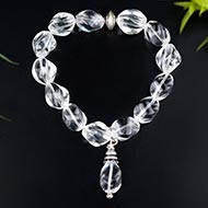 Twisted Sphatik Bracelet in Elastic